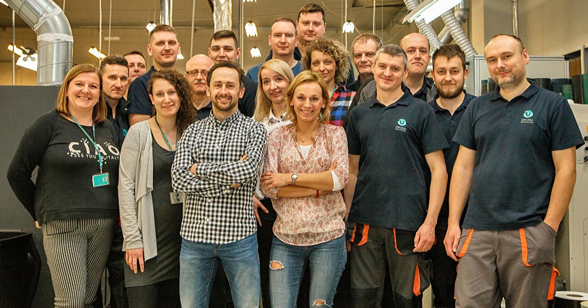 Das Team der digitalen Etikettendruckerei Unilogo Digital Printing